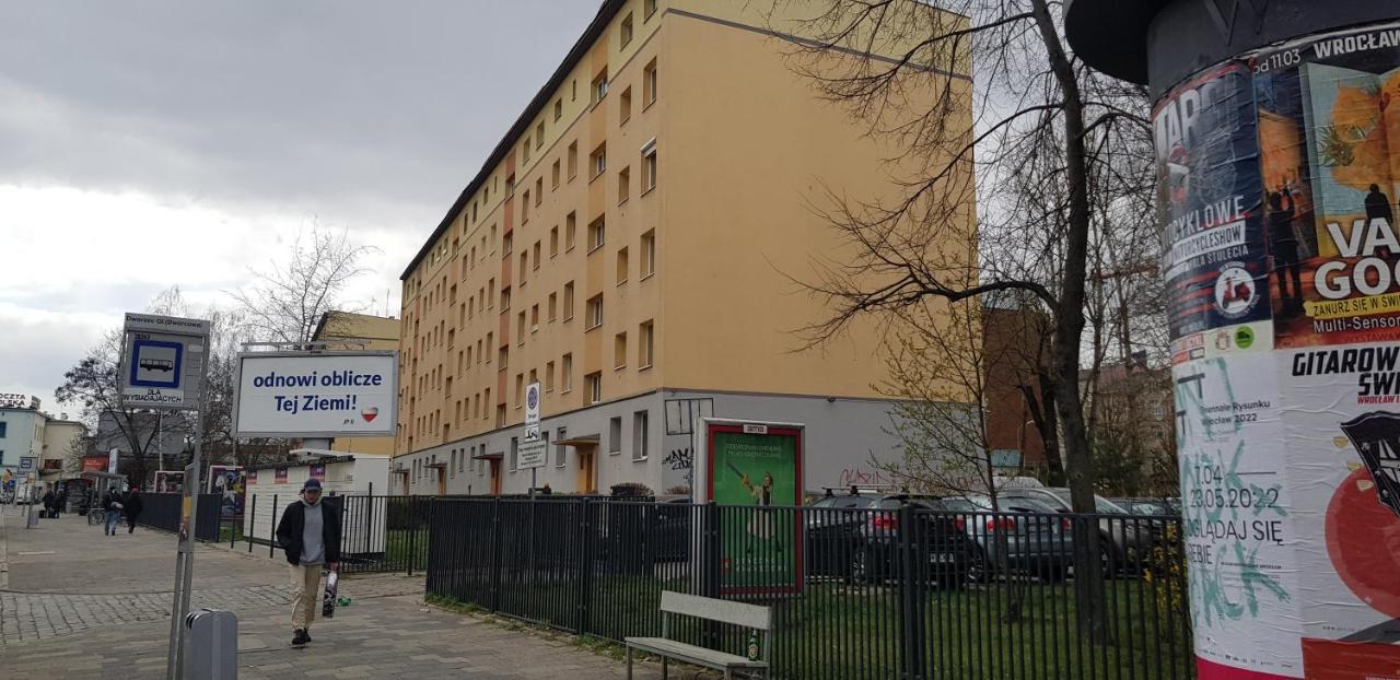 Mieszkanie Jednopokojowe, Ul Dworcowa, Centrum, Parking Gratis!!! ヴロツワフ エクステリア 写真